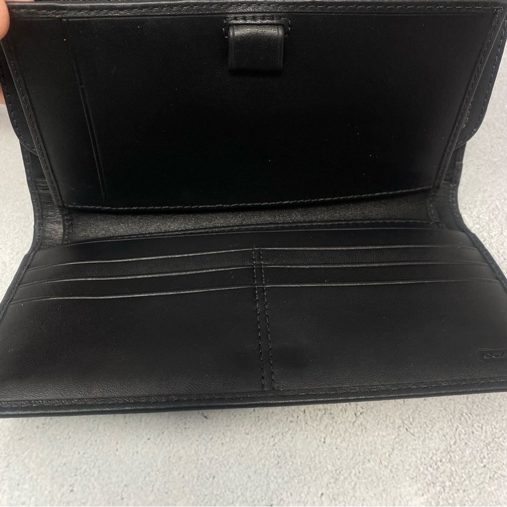❤️Coach NWT F46240 Black Long Wallet. - Picture 7 of 12